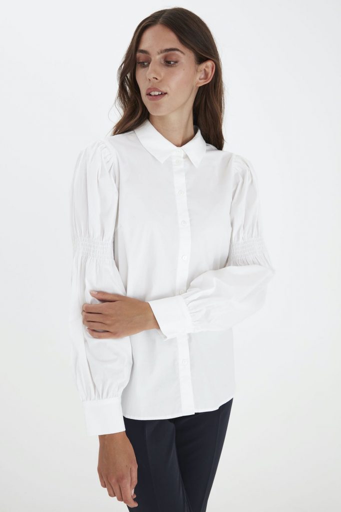 Elegante weiße Bluse von Ichi