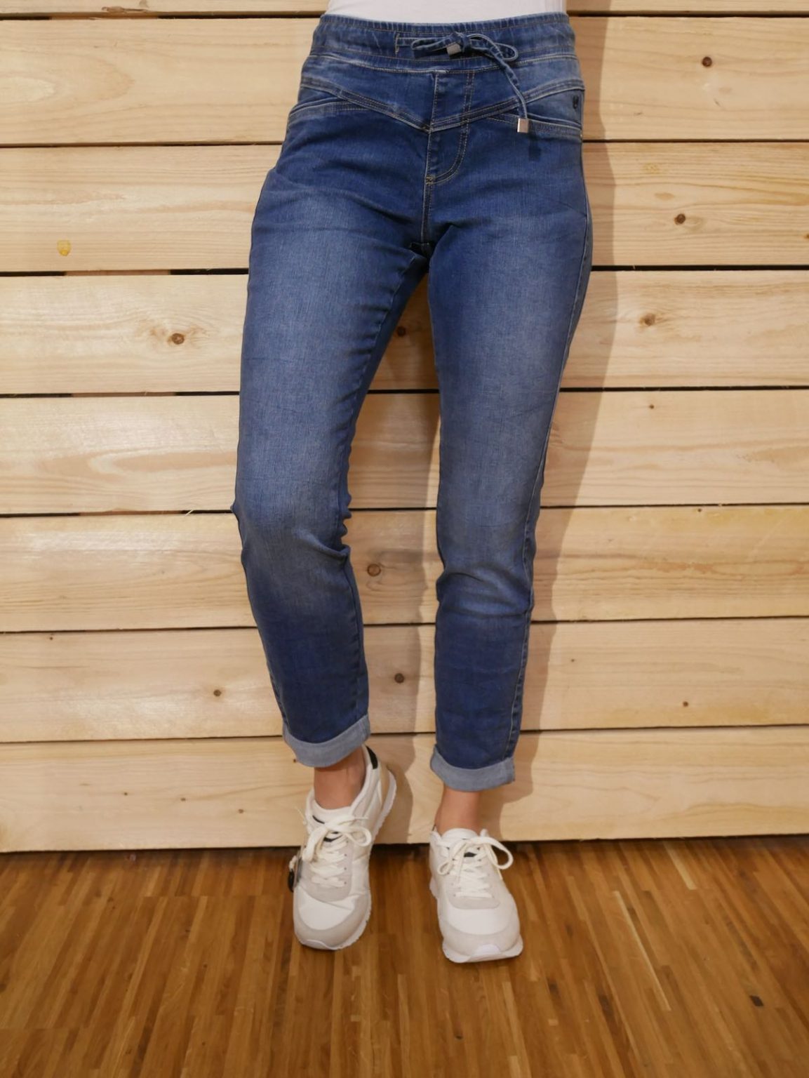 Red Button Ladies Jeans SRB4304 - Sissy Stone Used & Metal Beading Pockets main image 1