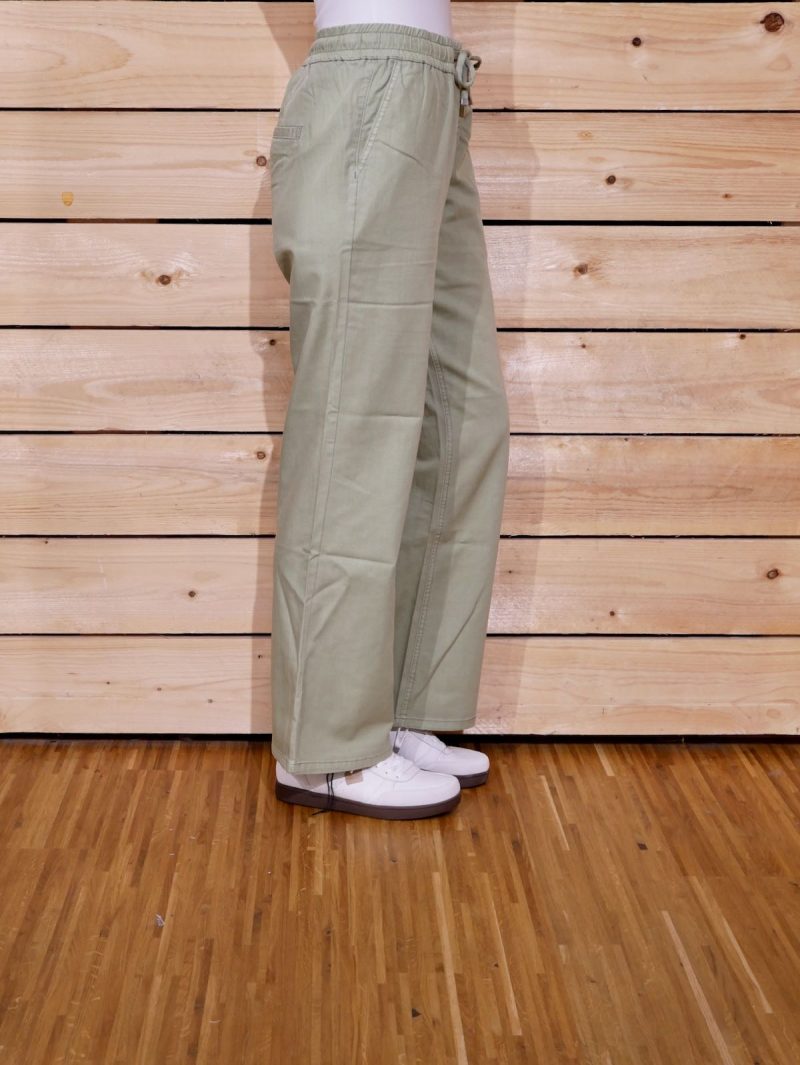 Red Button Hose Colette Cotton Linen - summer sage – Bild 4