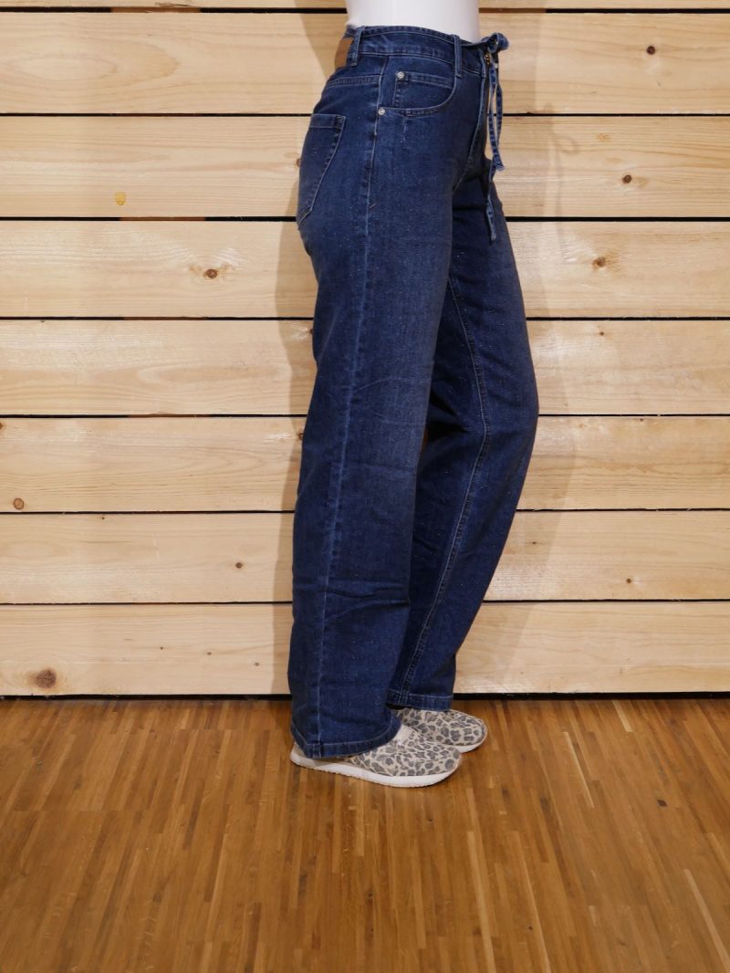 Red Button Jeans Colette Denim Sparkle - dark blue – Bild 4