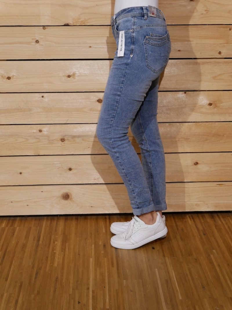 Buena Vista Jeans Malibu-Zip high stretch denim - light stone – Bild 2