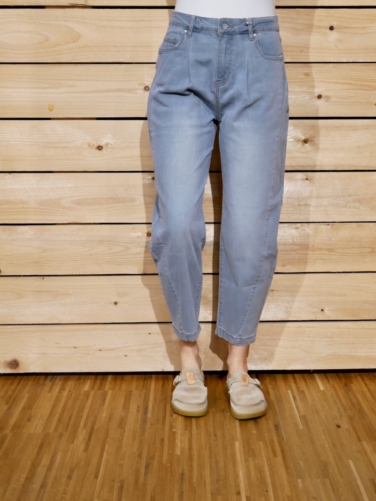 Buena Vista Jeans Ballon-F Stretch Denim - summer grey