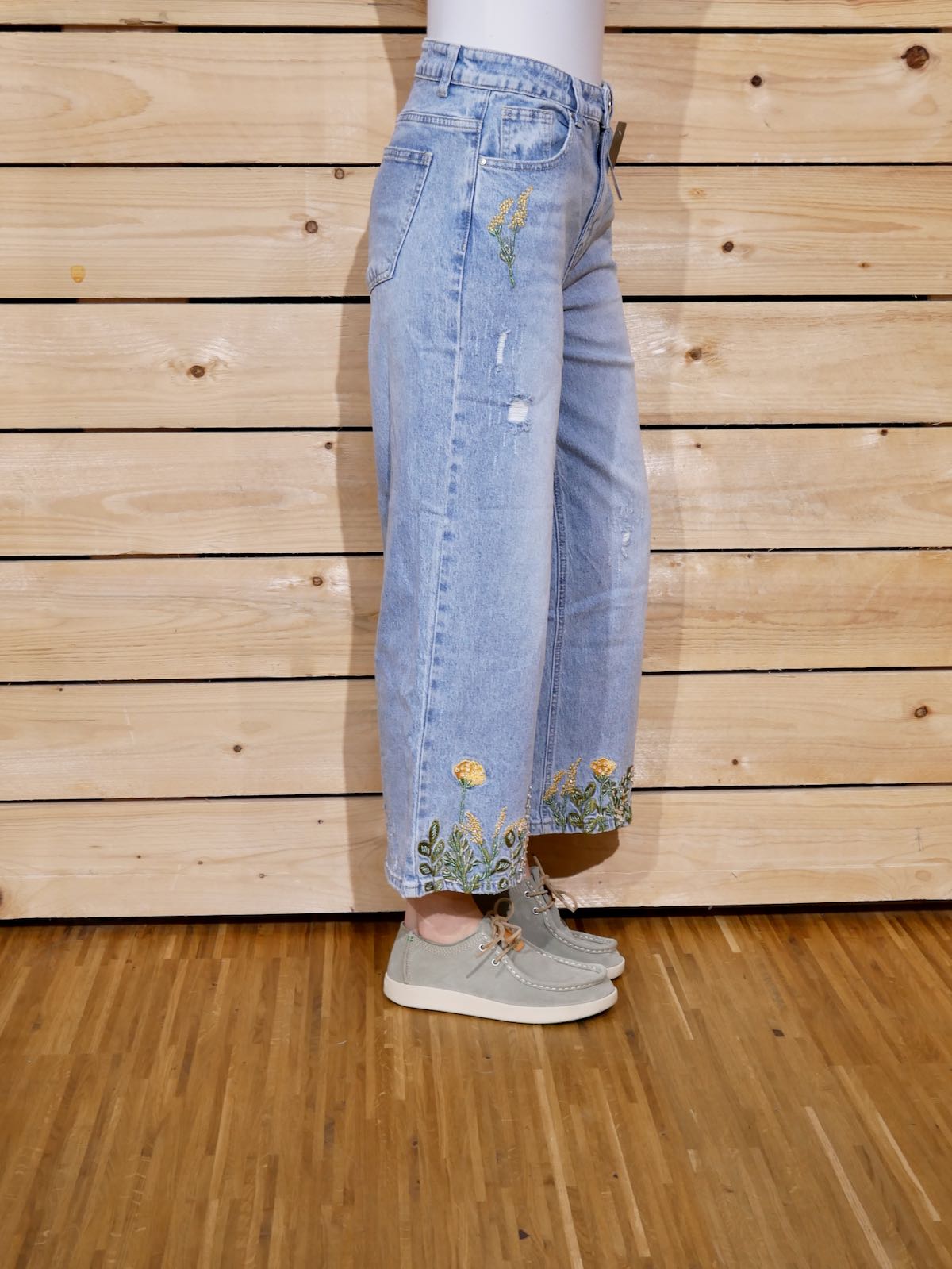 Krissi Jeans Blumenwiese - denim – Bild 4