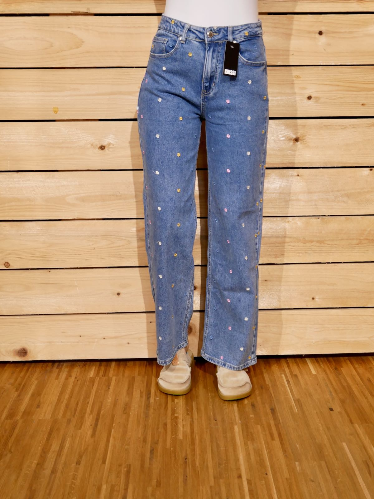 Krissi Jeans Streublume - denim