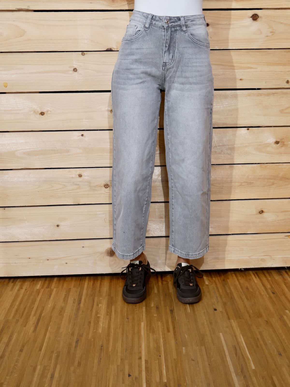 Krissi Jeans Fara Wideleg - grey
